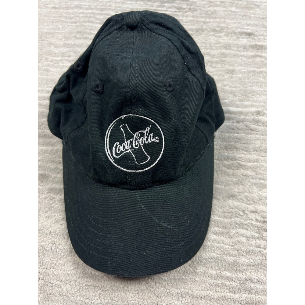 AMC Baseball Cap Unisex OS Black Coca-Cola Embroidered Logo Adjustable Dad Hat